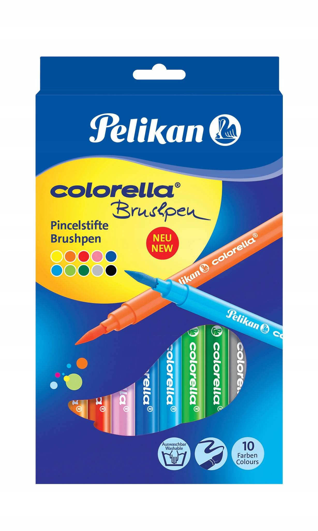 Pisaki Colorella pędzel. 10kol. etui-bl Pelikan 814577/ 100435924 Hamelin
